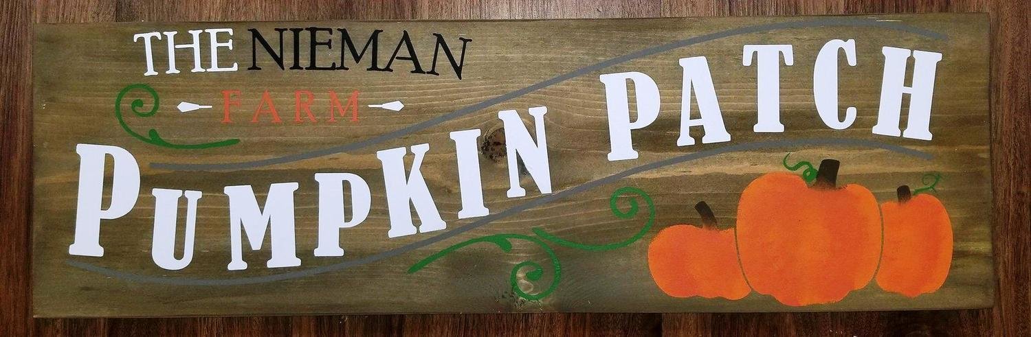 Personalized Pumpkin Patch