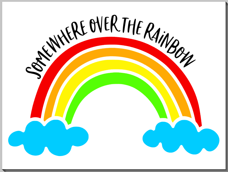 Somewhere over the Rainbow
