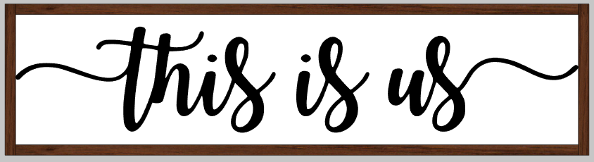 This is us - Framed