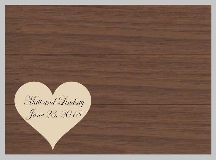 Wedding Guest Book Signature Board