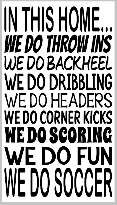 In this House... Soccer