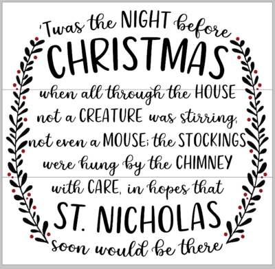 'Twas the Night before Christmas