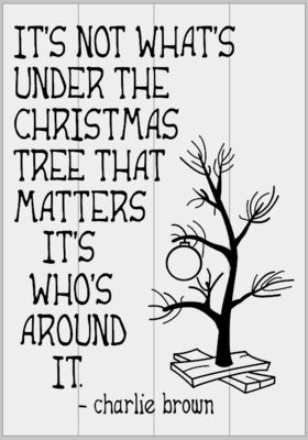 Not What's Under the tree - Charlie Brown