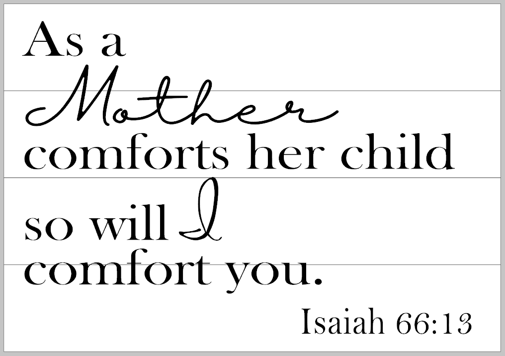 Isaiah 66:13