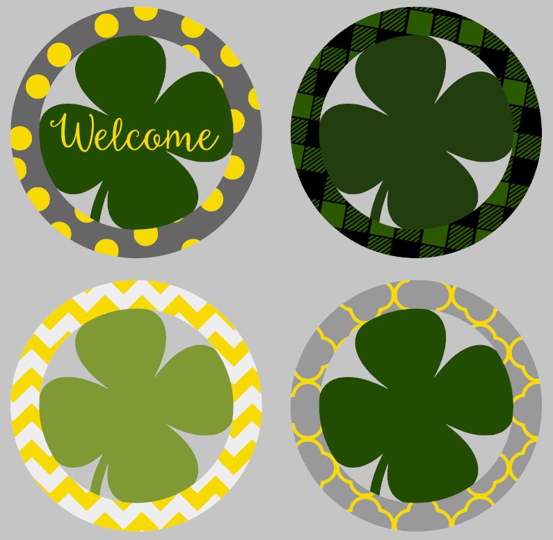 Clover in Circle
