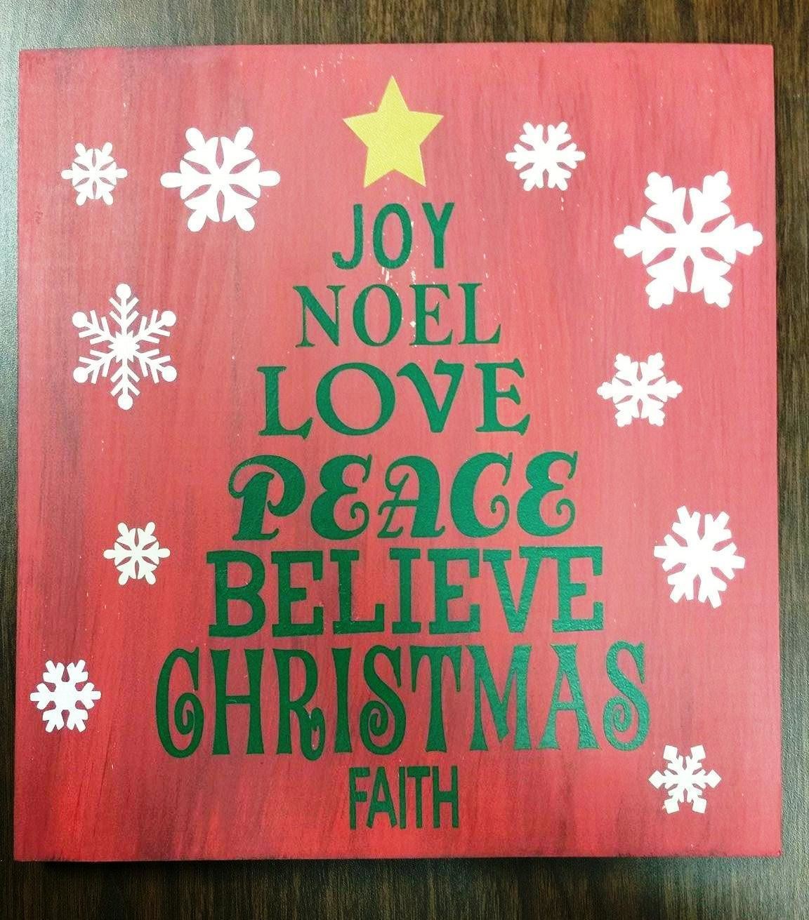 Christmas Tree Word Art