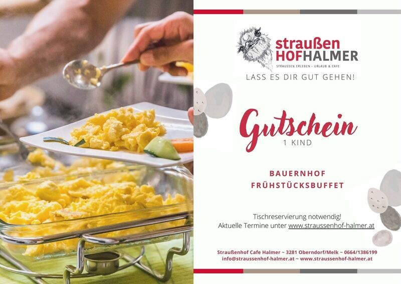 Frühstücksgutschein Kind
