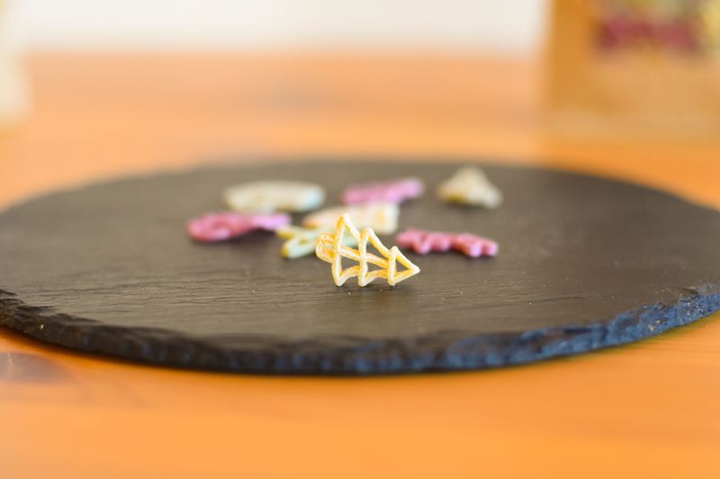 Weihnachtsnudeln mit Deko