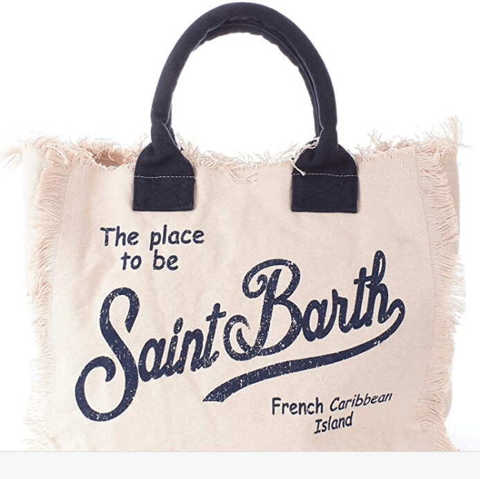 Saint Barth borsa mare grande in canvas