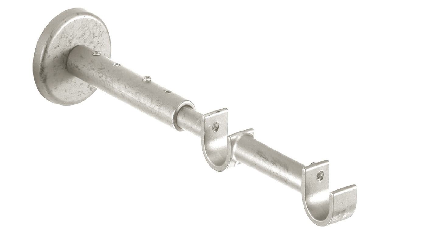 2 SUPPORTI DOPPI Ø 25+25MM