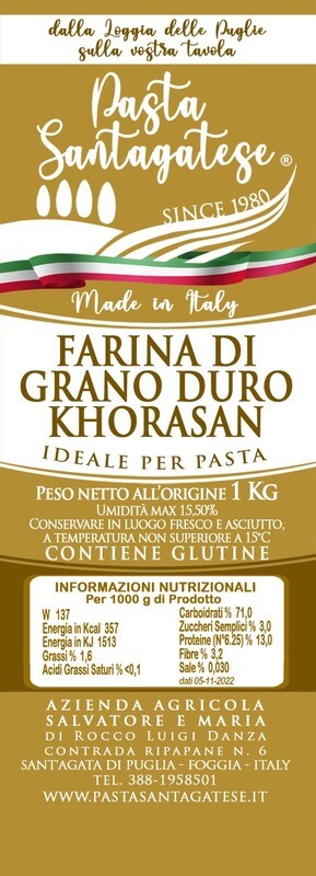 FARINA DI GRANO DURO KHORASAN