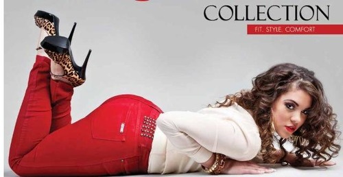 Red jeans