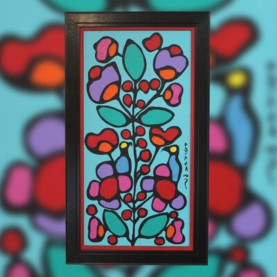 Norval Morrisseau, Tree With Birds