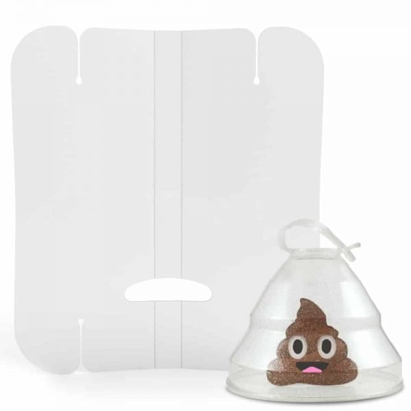 Cloth Diaper Sprayer Splatter Shield with Gusset Stretcher/Wringing Pad