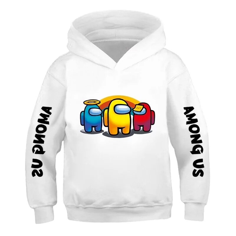 Coton parmi nous sweats à capuche pour adolescents filles mignon imposteur garçons vêtements sweat à manches longues enfant en bas âge Sudadera Aut drôle jeux vidéo
