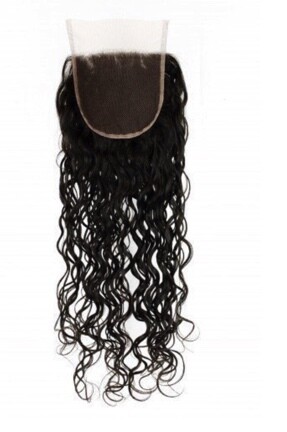 14″ Natural Curly Indian Hair Lace Closure #Natural 14″ Natural Curly Indian Hair Lace Closure #Natural