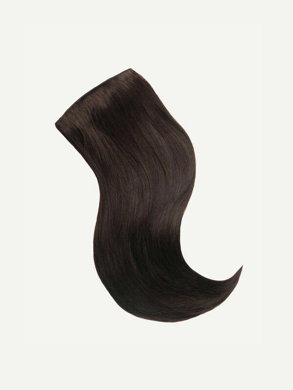 Dark Brown Clip-On Hair (10 Pieces)