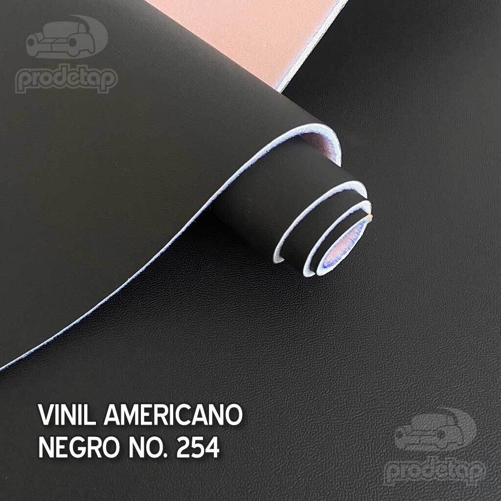 Vinil Americano Bondeado Gris | Negro