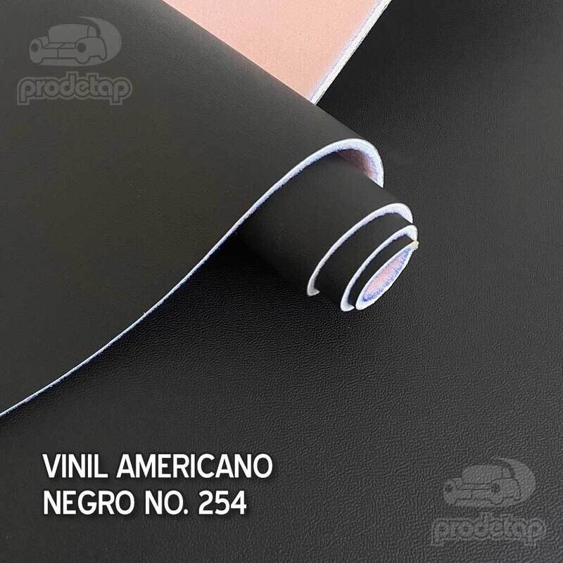 Vinil Americano Bondeado Gris | Negro