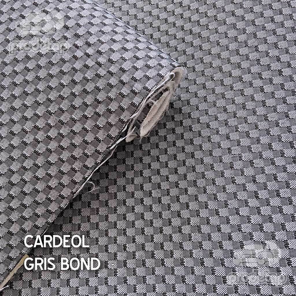 Tela Aut. Figura Gris | Negro (Bondeado)