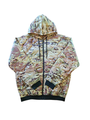 ZIP UP MULTICAM Woobie Hoodie