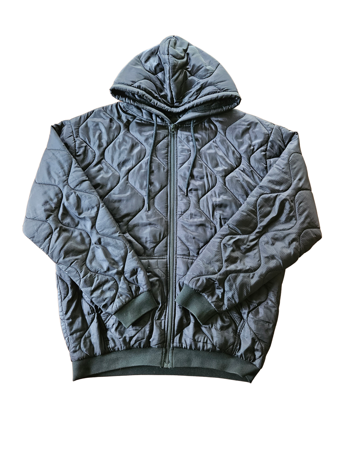 ZIP UP BLACK Woobie Hoodie