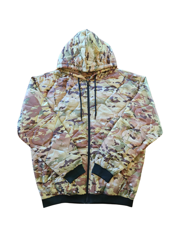 ZIP UP MULTICAM Woobie Hoodie