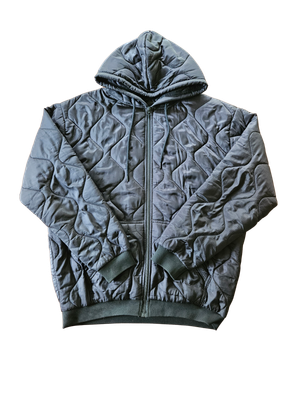 ZIP UP BLACK Woobie Hoodie