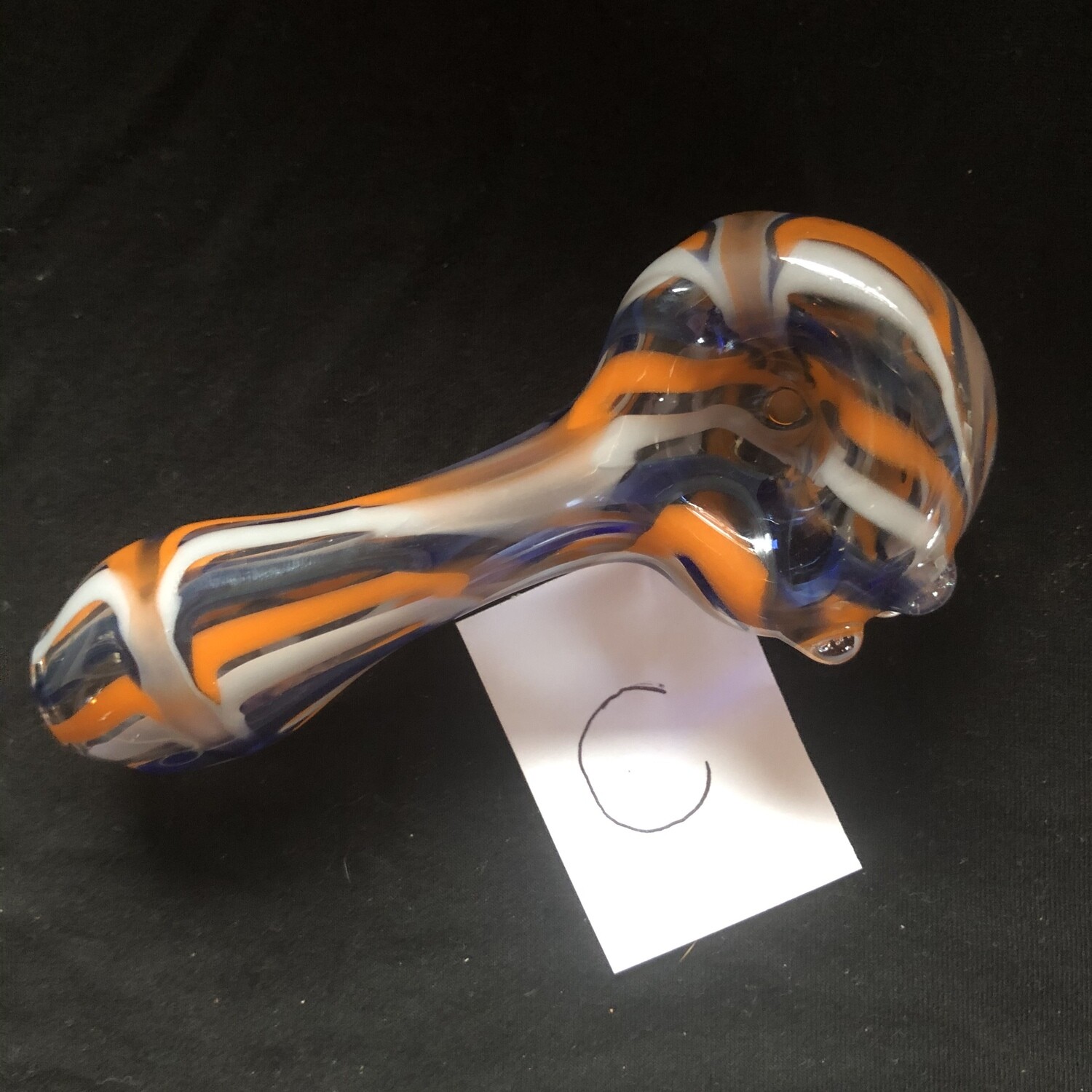 Various Blue and Orange Spoon Pipes (Tobacco Use Only)