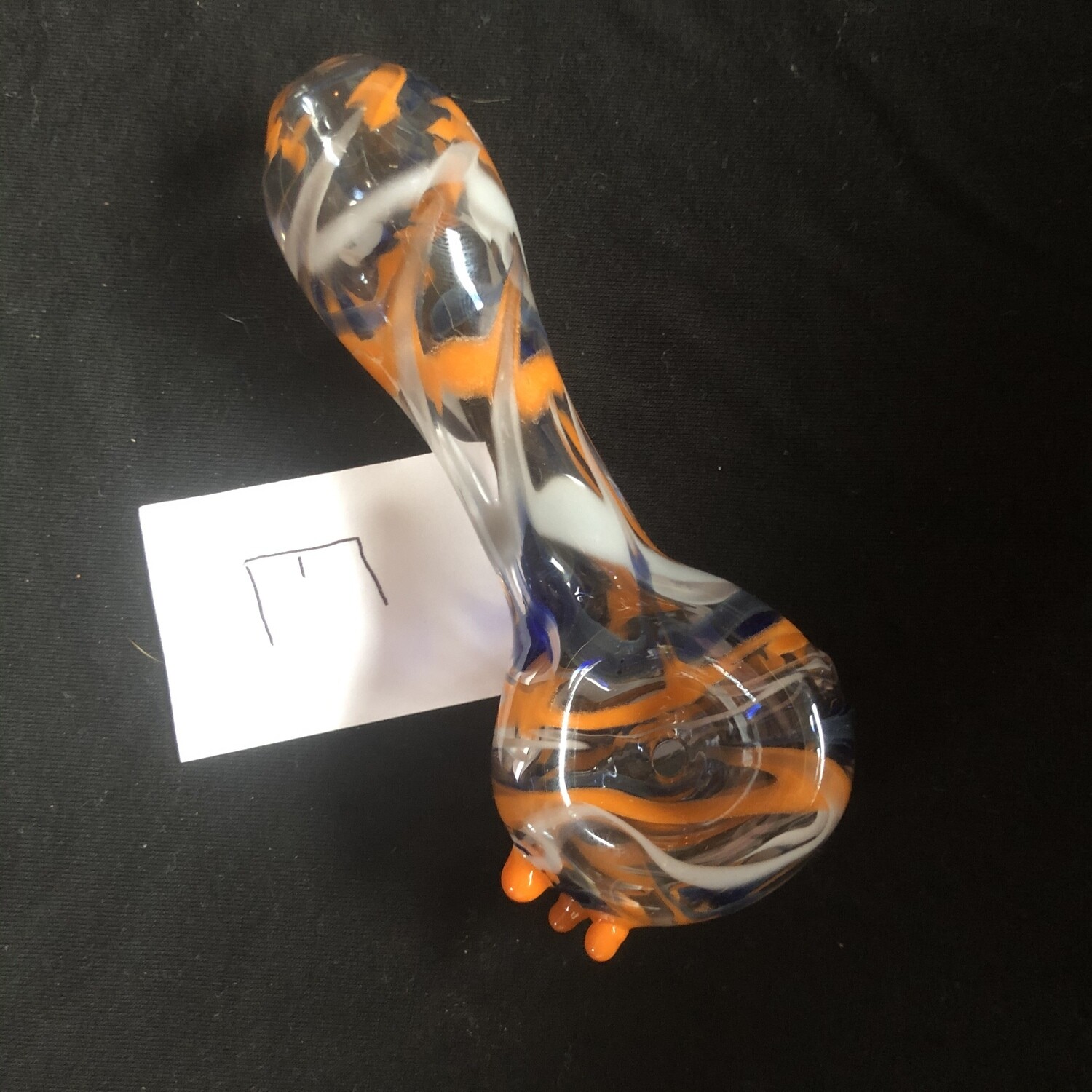 Various Blue and Orange Spoon Pipes (Tobacco Use Only)