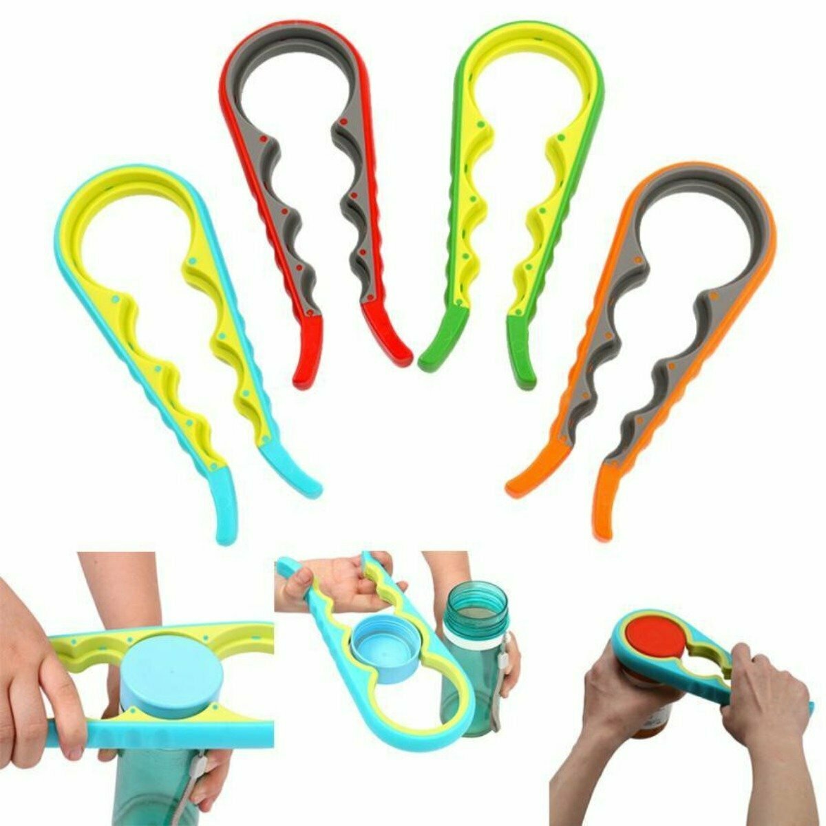 4 In 1 Bottle Cap Opener Wholesale Direct 2 pcs set