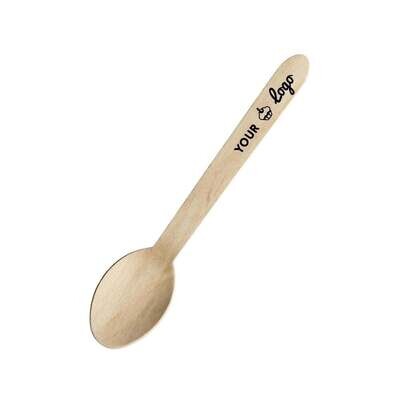 WOODEN SPOON - 16CM ENGRAVED