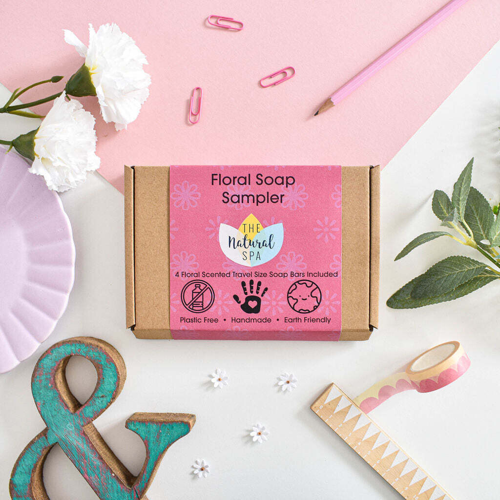 Floral Soap Trial Box - 4 pieces