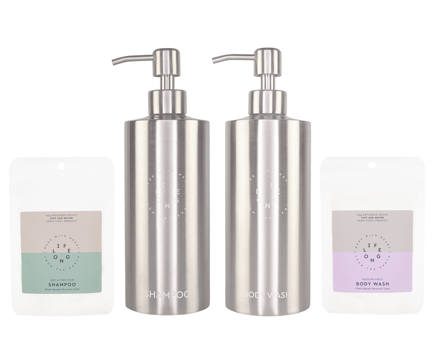 Shower Starter Kit - Shampoo & Body Wash