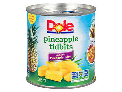 Dole Pineapple Tidbits in Pineapple Juice - Juices and Beverages - 24 x 398ml Cans/Case