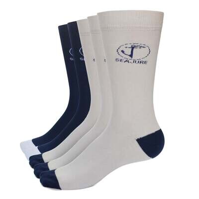 5 Pack Cotton Socks with Comfort Cuff