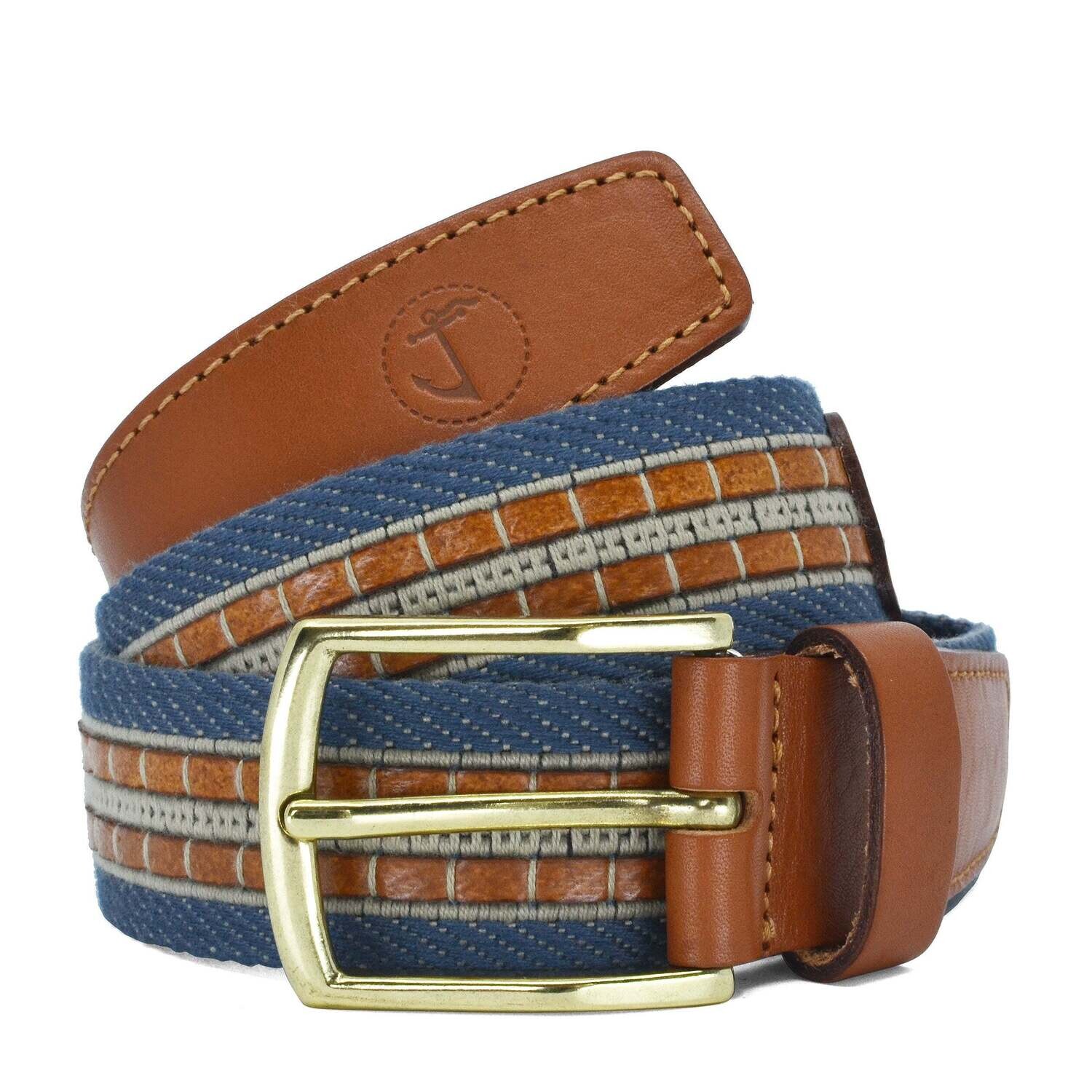 Canvas and Leather Belt Scotia