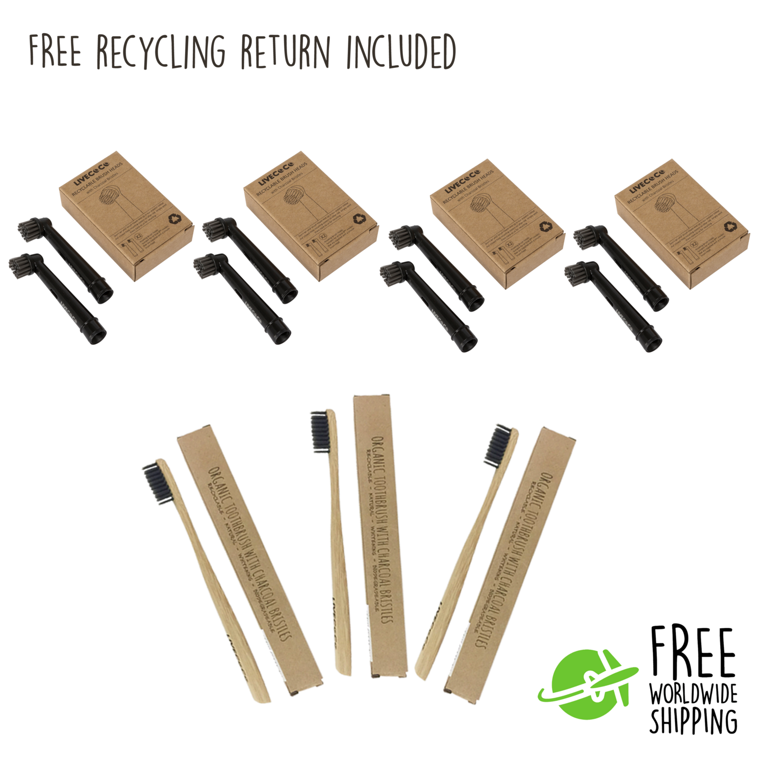 Zero Waste Recyclable Dental Care - Family Pack