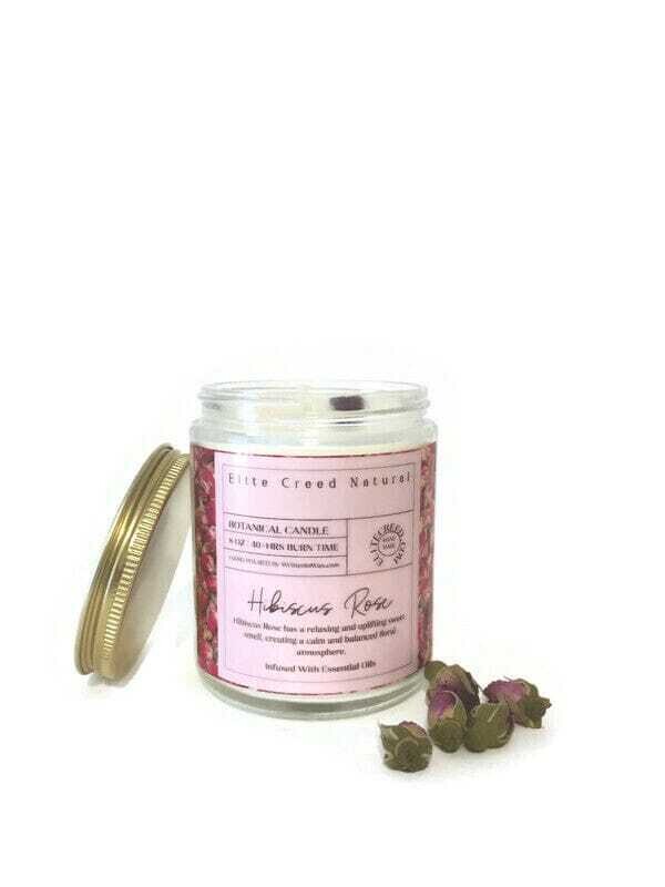 Hibiscus Rose Candle