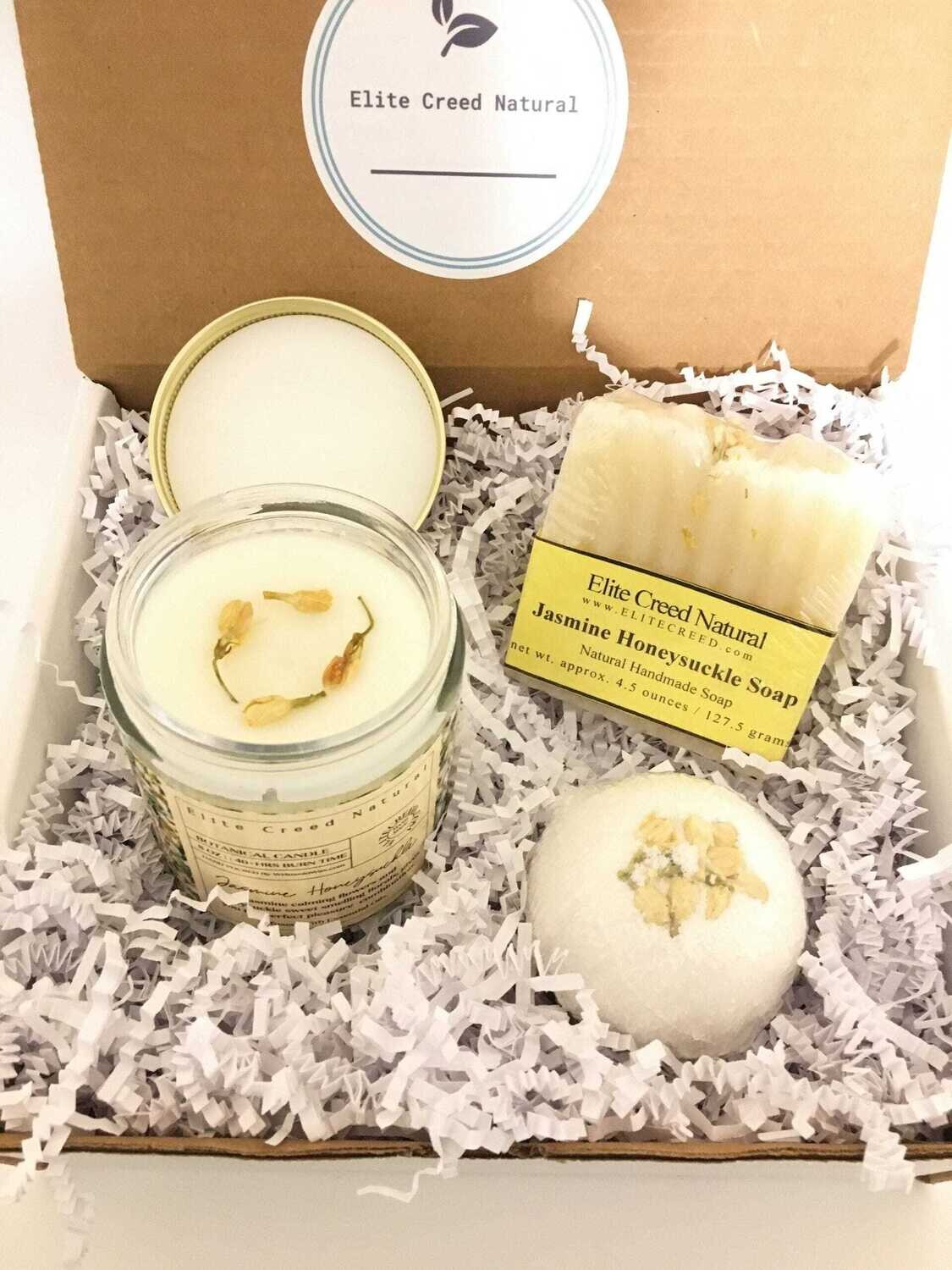 Jasmine Honeysuckle Candle Gift Set