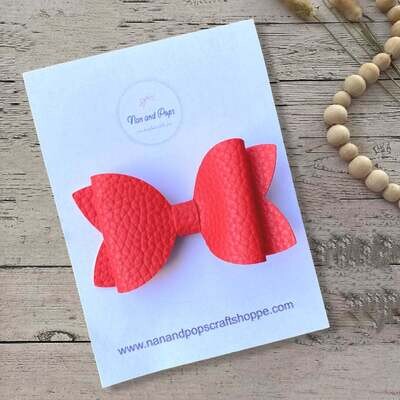 Bright Red Millie Bow