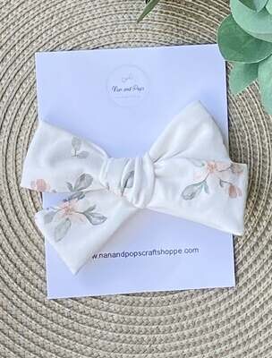 Apple Blossoms Handtied Bow