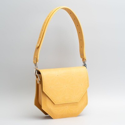 Geometric Leather Handbag - Hypatia