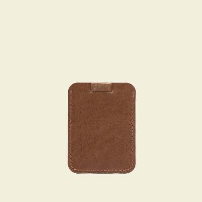Full-grain leather cardholder - The Minimalist