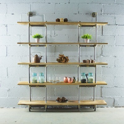 Eugene Modern Industrial Bookcase