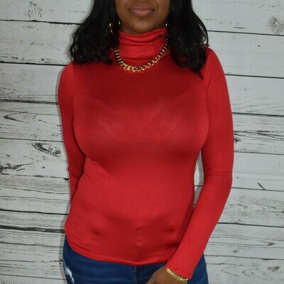 Red Turtle Neck
