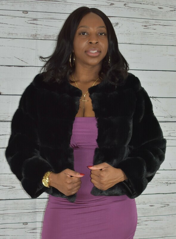 Faux Fur Bomber