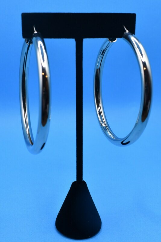 Silver Hoop Earrings