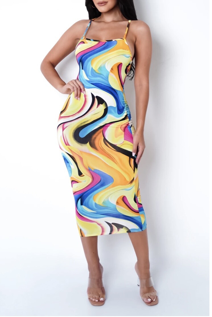 Multi MIDI Dress