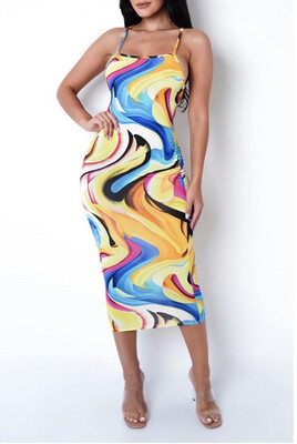 Multi MIDI Dress